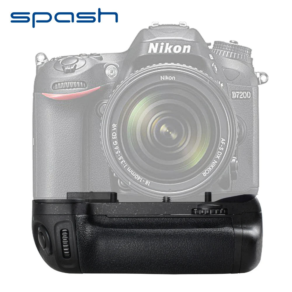 Günstige Spash Multi power Vertikale Batterie Griff für Nikon D7100 D7200 DSLR Kamera Ersatz MB D15 Arbeit mit EN EL15