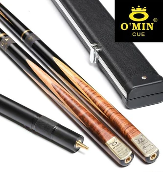 

O'MIN HUNTER One Piece Snooker Cue Kit with Aluminum Alloy Case with Telescopic Extension Top Luxury Professional Snooker Stick