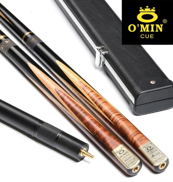 O'MIN HUNTER One Piece Snooker Cue Kit with Aluminum Alloy Case with