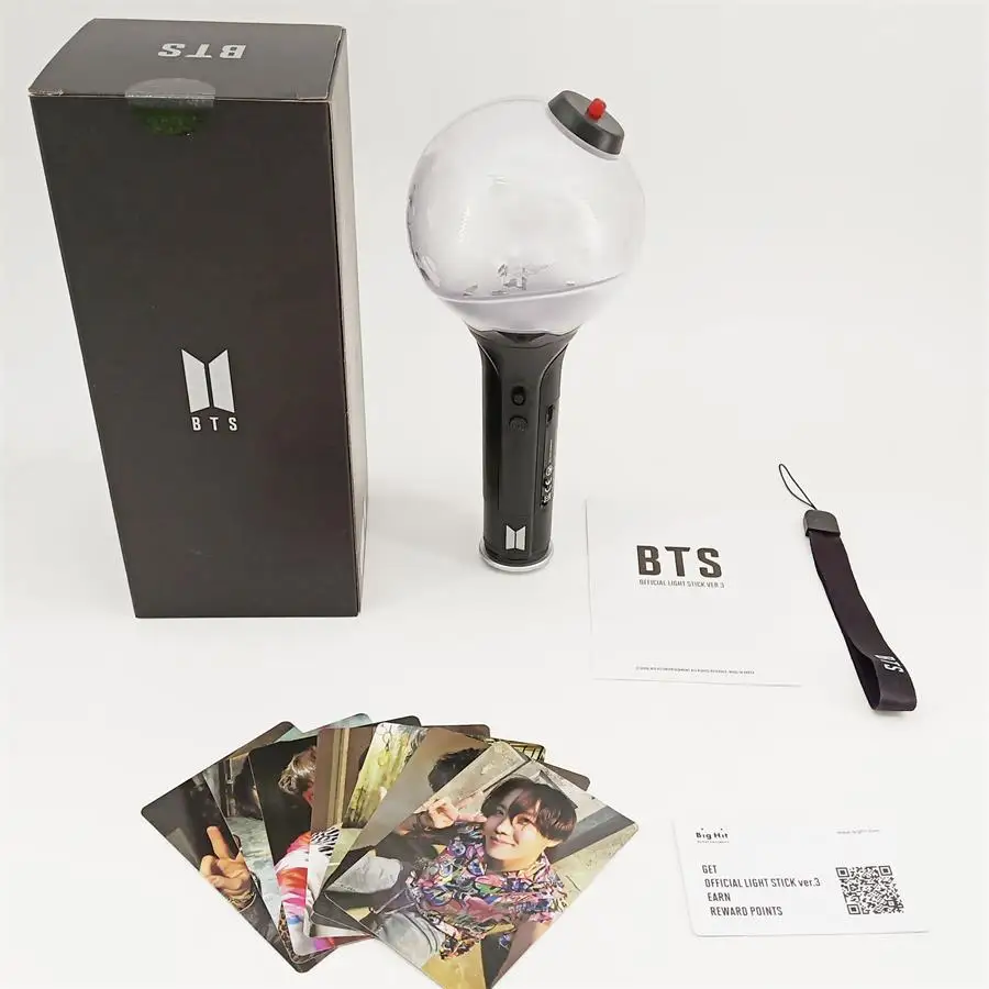 

Kpop VER.3 ARMY BOMB Concert Lightstick JIMIN V JUNGKOOK Glowing Light Stick Lamp Gift