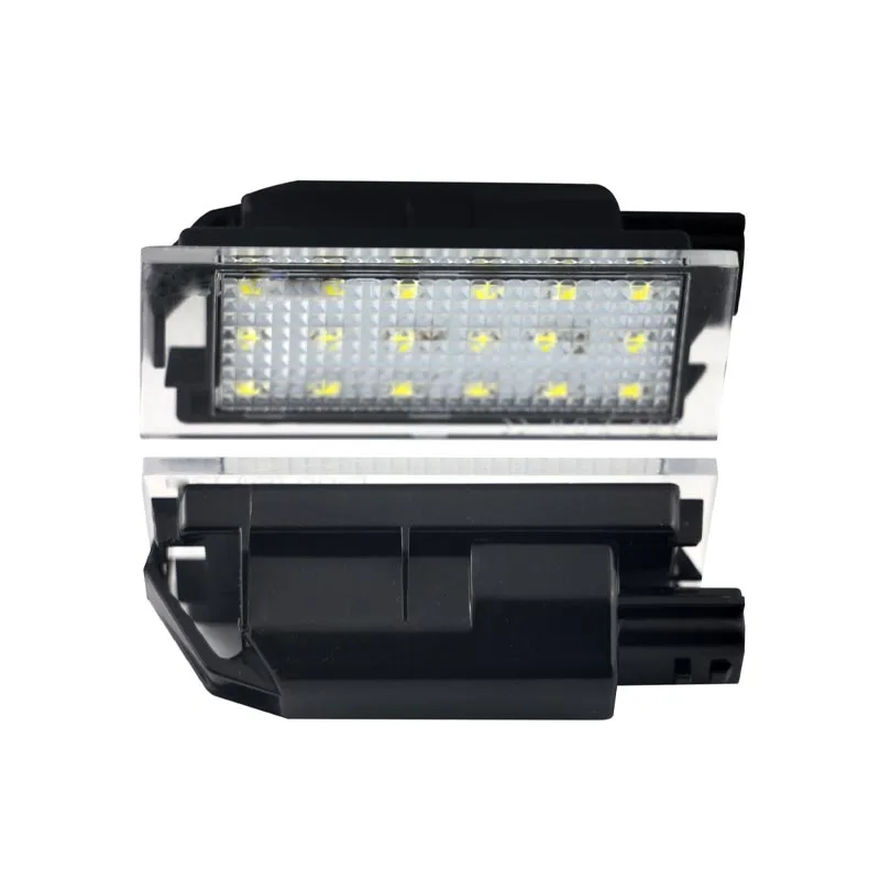 

2x 18smd LED number license plate light bulb for Renault Twingo Clio Megane II Kombi Laguna Vel satis Master 2006 car-styling