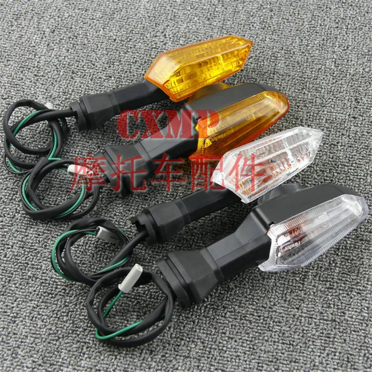

brand part moto turn signals motorbike indicator flashers for Kawasaki Z250 Z800 ER6N 6F ninja 650R motorcycle turn signal light