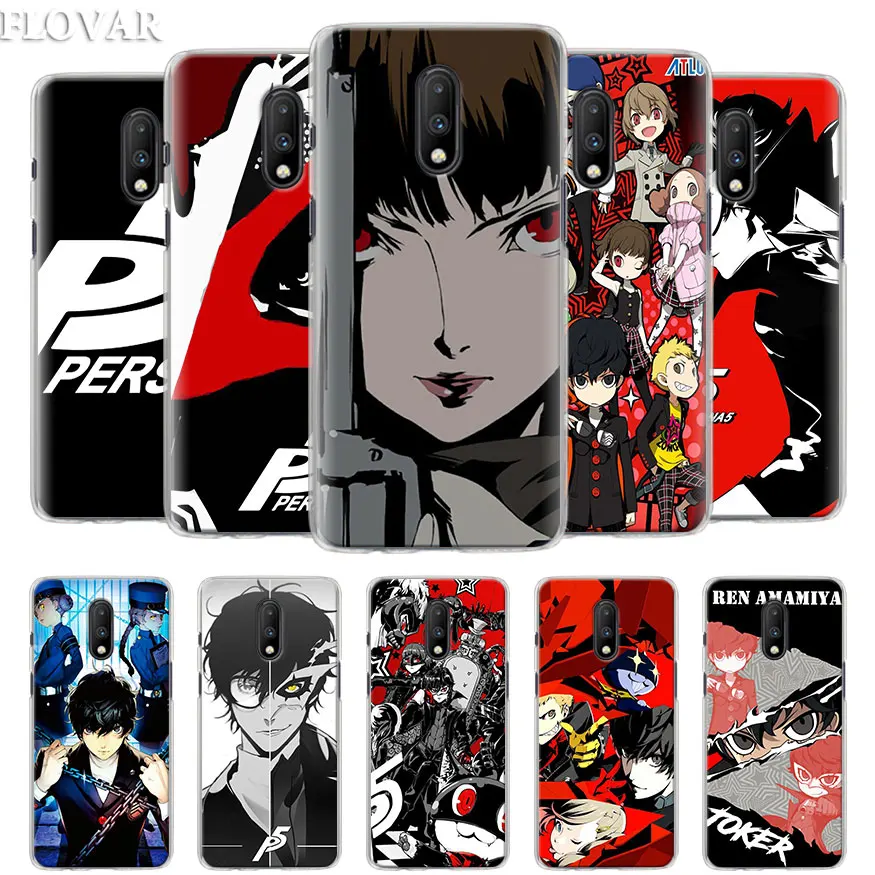 

p5 P Persona 5 Phone Case for Oneplus 7 7 Pro 6 5T 6T Hard Case Cover for Oneplus 7 7 Pro Case Coque