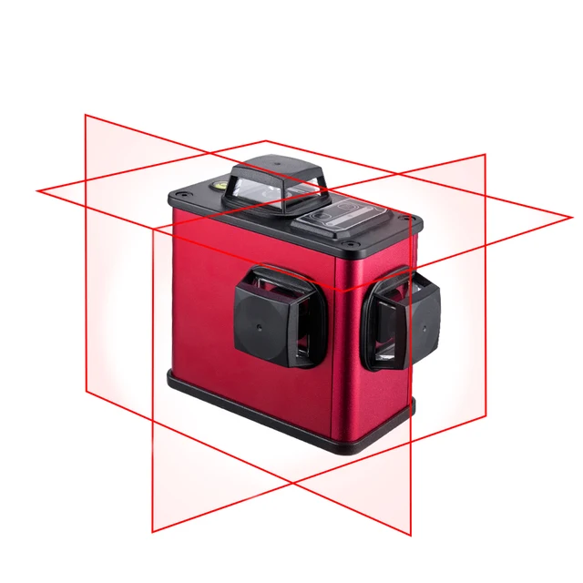 Best Price Red 3D Laser Level 12Lines Self-Leveling Lockable Horizontal And Vertical Laser Line +2 Lithium Battery+Charger Best Price Red 3D Laser Level 12Lines Self-Leveling Lockable Horizontal And Vertical Laser Line +2 Lithium Battery+Charger