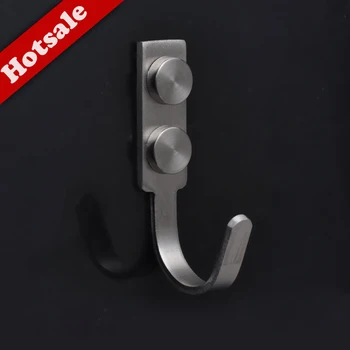 

DHL free shipping Robe hook coat hangers wall Bathroom Hardware Coat Hat Hanger Hook Cabide Cromado new 200pcs/lot metal hook