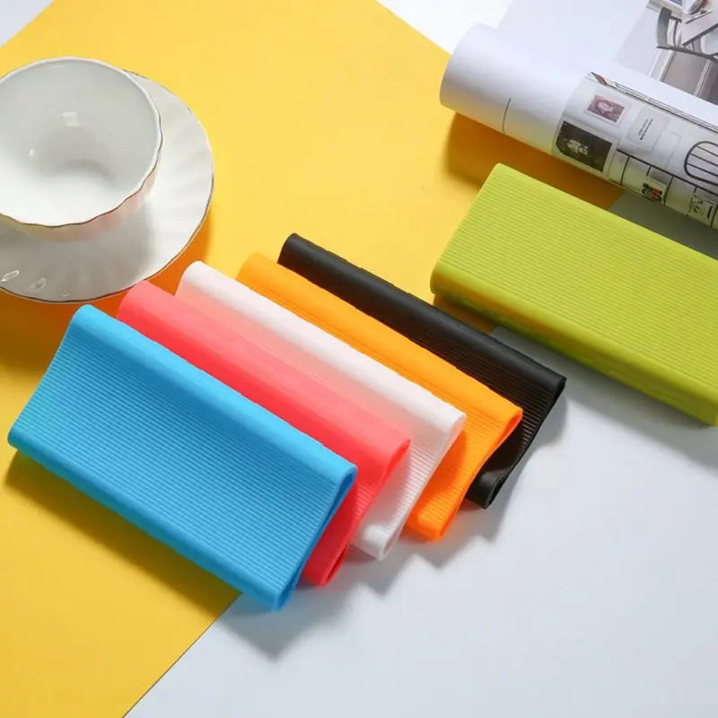 

Portable Silicone Protective Case Cover Skin Shell Protector for Xiaomi 20000mAh Power Bank 3nd Generation Accessories