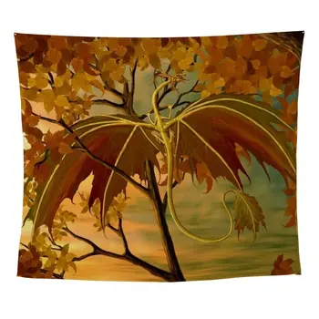 

Maple Leaf Dragon Wall Tapestry