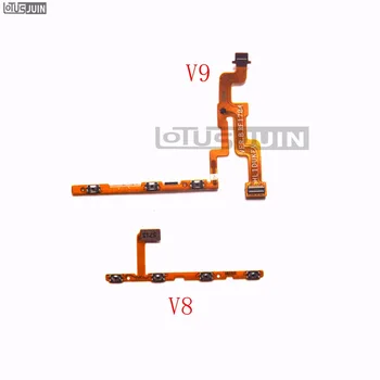 

10PCS Power Button On Off Volume Up Down Button Key Flex Cable Replacement for Huawei Honor V8/V9