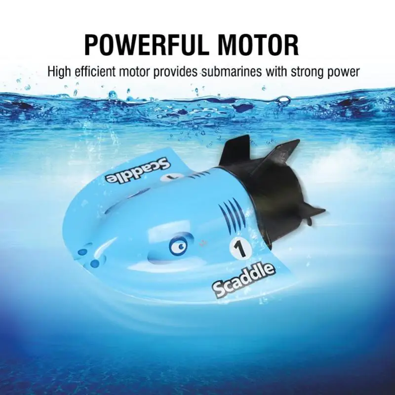 Mini cute Underwater Sightseeing Model Boat Vehicle Toy Remote Control