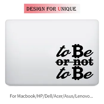 

Bitcoin "To Be or Not To Be" Funny Homor Laptop Sticker for Apple Macbook Pro Air Retina 11 12 13 15 inch Vinyl Mac Skin Decal