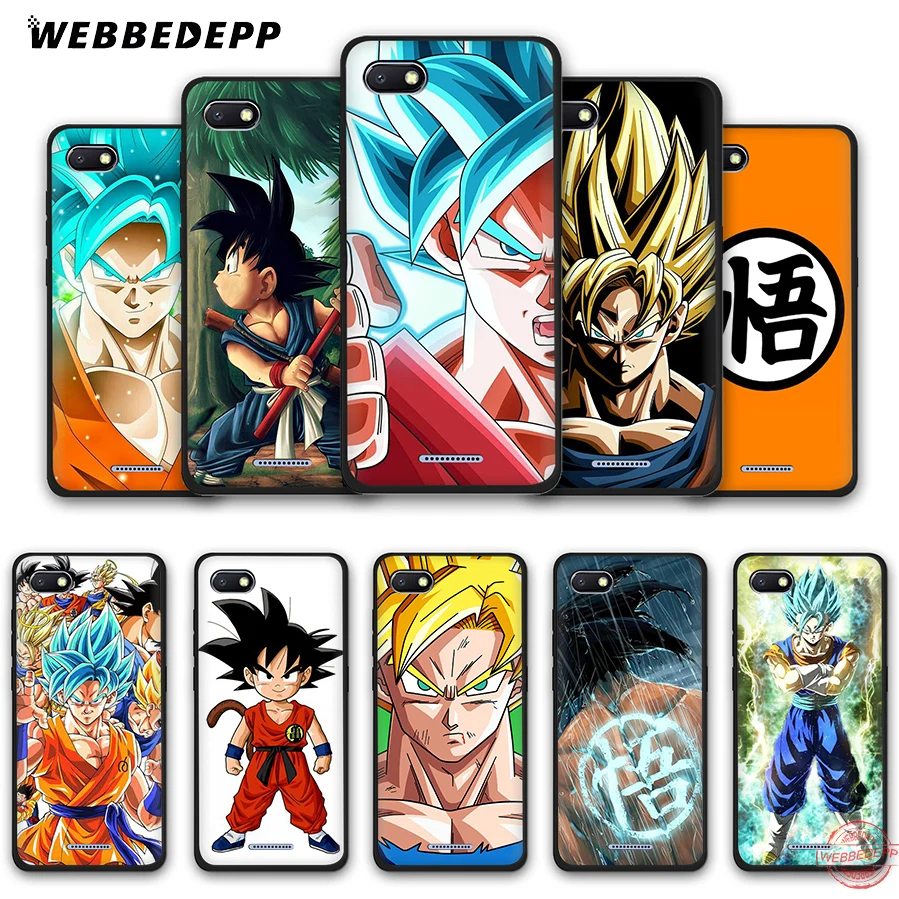 WEBBEDEPP dragon ball Z HD son goku Soft Phone Case for Redmi Note 8 7 6 5 Pro 4A 5A 6A 4X Plus S2 Go Cases | Мобильные телефоны и
