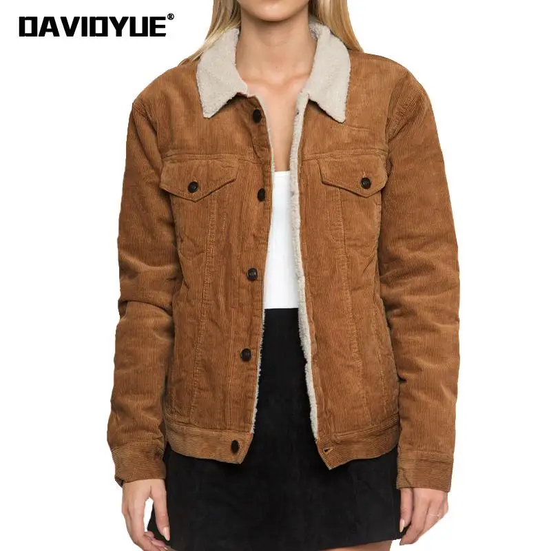 

Spring Winter Camel lambs wool coat New women basic coats women long sleeve Turn-down Collar Jacket streetwear 2018 new