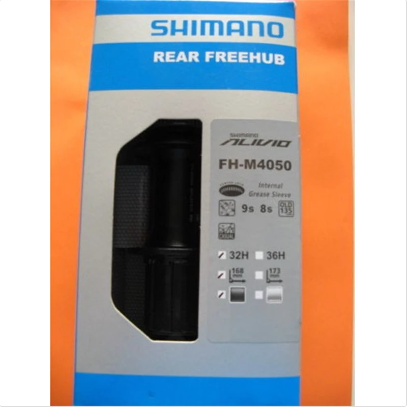 Катушки Shimano Alivio MTB FH-M4050 32 H/36 H велосипед задний Центральный замок концентратор черный/серебристый; Высота танкетки 8/9/10-Скорость QR 168 мм/173 мм велосипедный вынос руля Запчасти