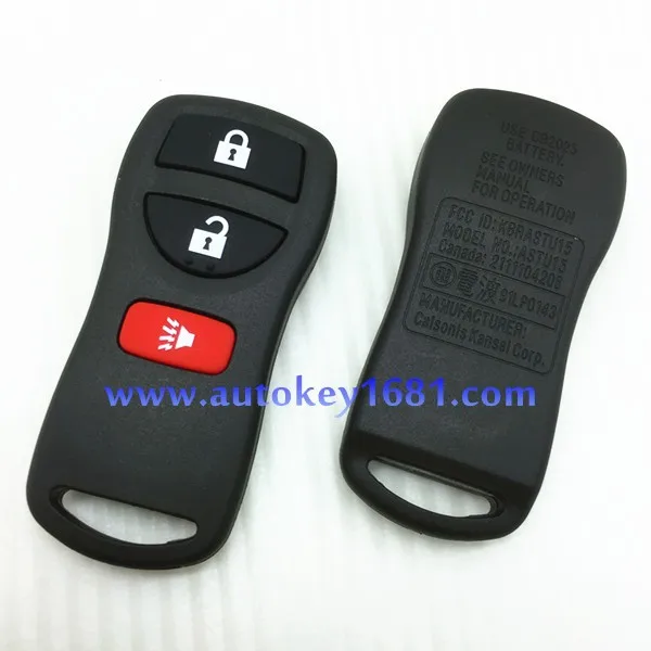 Ключи для Nissan VDO 3 кнопки дистанционного плата управления 315 МГц лучшего качества