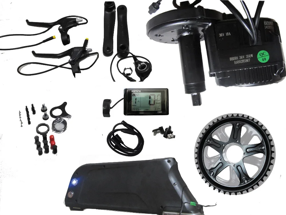 ЕС налогов! Ebike Bafang/8FUN BBS01 350 Вт 36 В Электрический велосипед трехколесный mid Привод