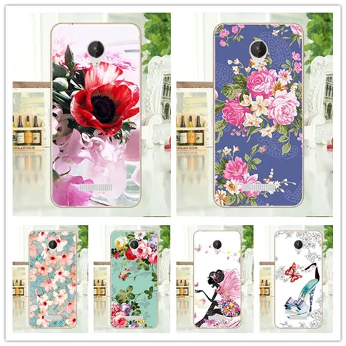 

For Micromax Q380 Case Cover ,Diy Painting Colored Flowers Fruit Soft Tpu Case Cover For Micromax Canvas Spark Q380 Cases Sheer