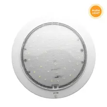 9 W LED Interno del Tetto Soffitto Cabina Luce Bianco Caldo Caravan Camper Lampada 12 V