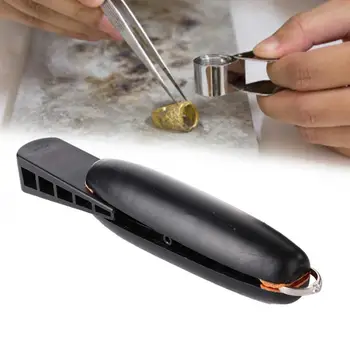 

Professional Durable Plastic Ring Clamp Holder Tweezers Jewelry Repairing Making Hand Tool For Jeweler Holding Rings j
