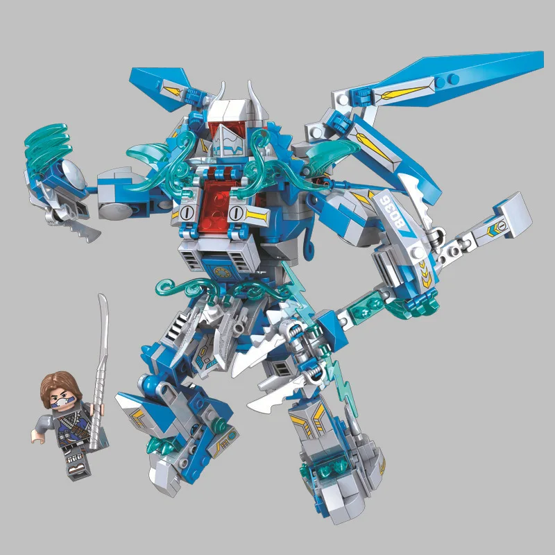 

8035-8037 Sacred Beast Machine Series Red Refining God of War Children's Blocks Fight to Insert Building Blocks Toys