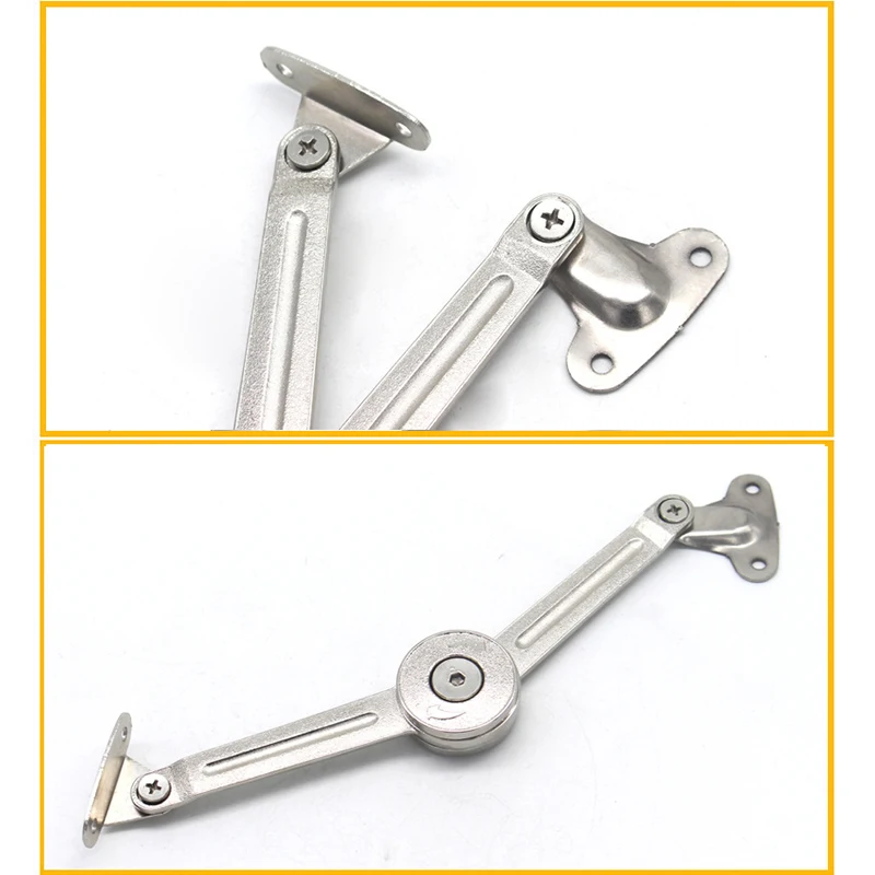 

Hydraulic Support Rod Silver Zinc Alloy Cabinet Kitchen Attachment Door Hinge Wear-resistant Accessories Bracket