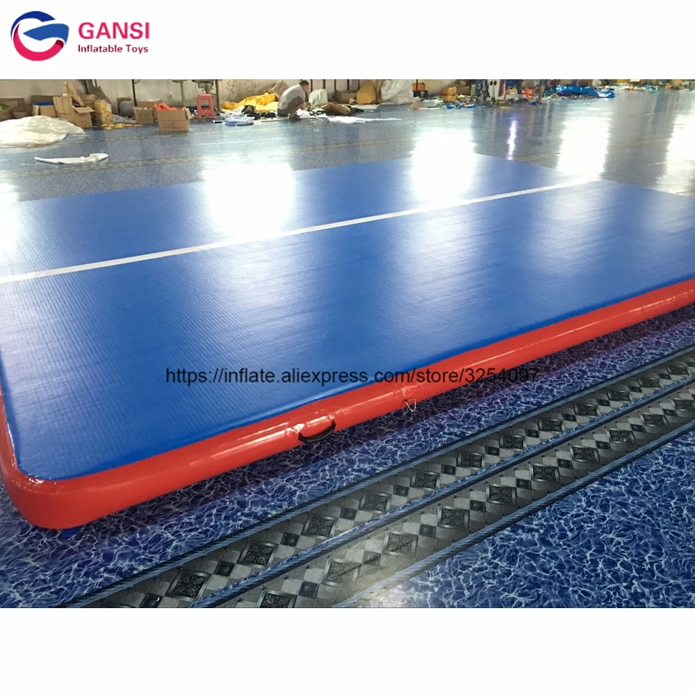 Made In China DWF Material Gymnastic Trampoline Inflatable Air Mat ,5*4*0.2M Gymnastic Tumble Track With Electric Pump free shipping to door a set 6pieces inflatable air track water trampoline gym air mat for sale