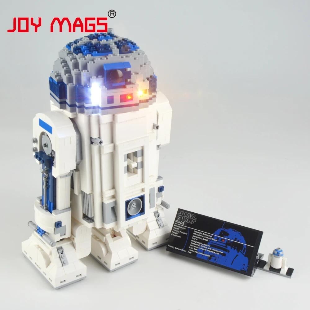 JOY MAGS светодиодный светильник для звездных войн 10225 R2 D2 Seingt совместим с 05043 35009 (не