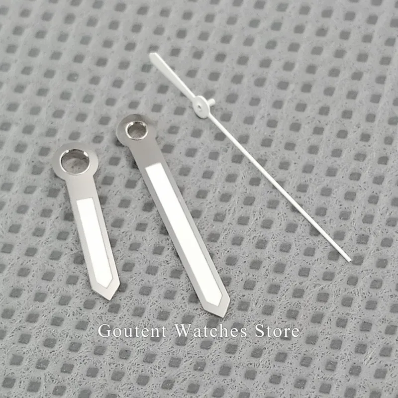 

New Luminous Watch Hands Needles With Silver Edge Fit MIYOTA 8215 821A 2813/3804 Movement