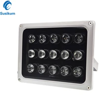 AC 220 В 15 шт. ИК-осветитель инфракрасная лампа CCTV камера заполняющий Светильник ИК наружный IP65 Водонепроницаемый ночное видение для камеры