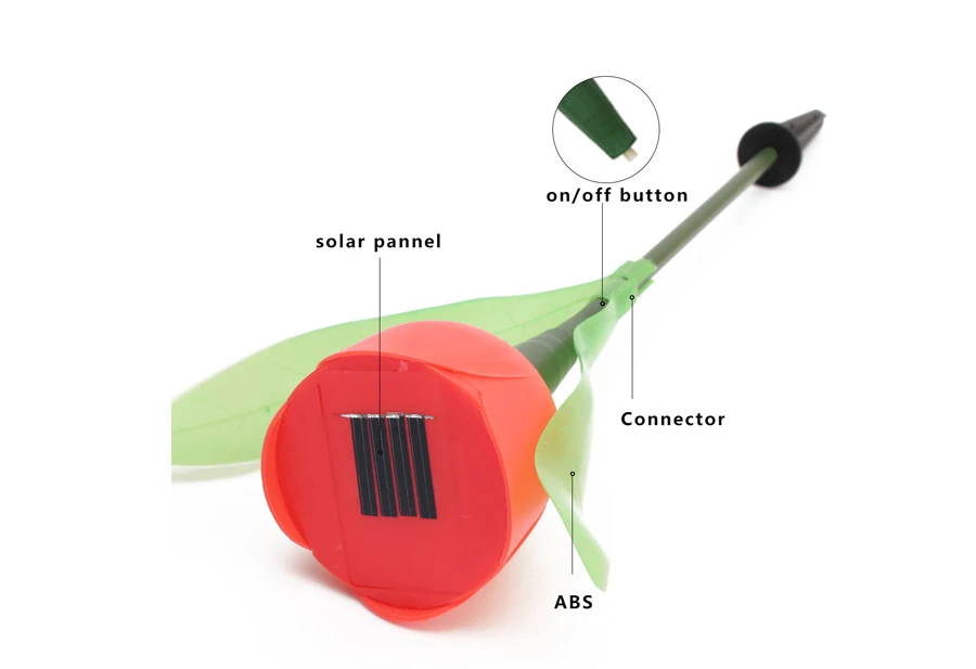 Solar Powered Led Garden Lamp