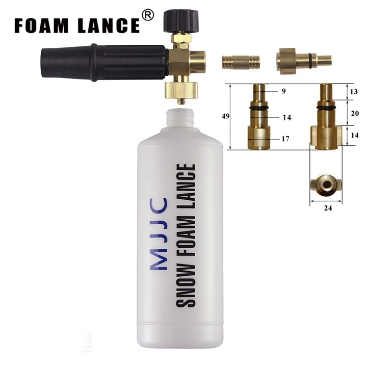 Snow Foam Lance Foam Nozzle Lavor New Type compatible 45 days money back guarantee for undelivered packages