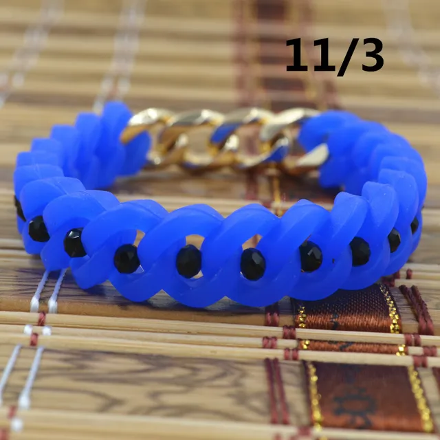 Free DHL wholesale infinity Charm silicone bracelet crystal beaded