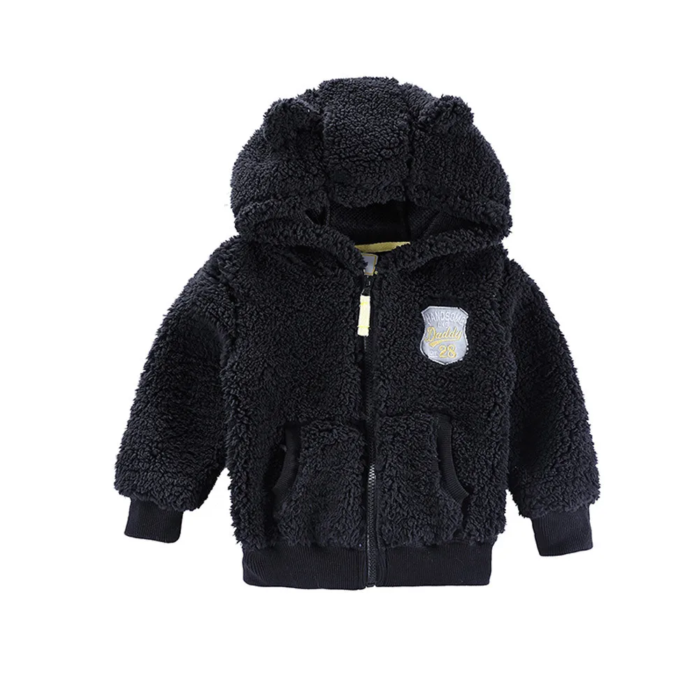 

Baby Child Sweatshirt Kid Infant Baby Boys Girl Cartoon Ear Hooded Pullover Tops Warm Clothes Coat Kids Clothes