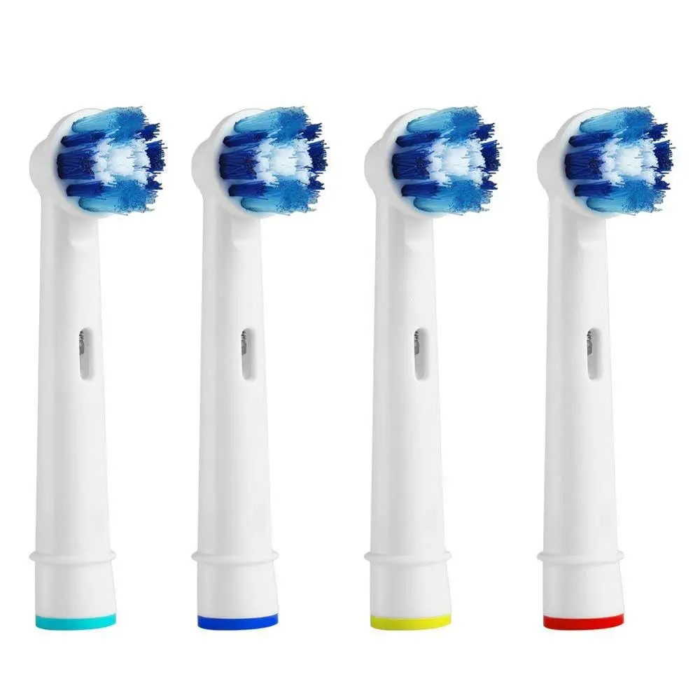 

4pcs Replacement Toothbrush Heads Compatible with Oral B Braun Soft Bristles Dual Precision Clean SB-20A