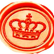 Винтаж императорская корона индивидуальный логотип свадебные приглашения Воск уплотнительное штамп Щупы для мангала ложка подарочная коробка комплект