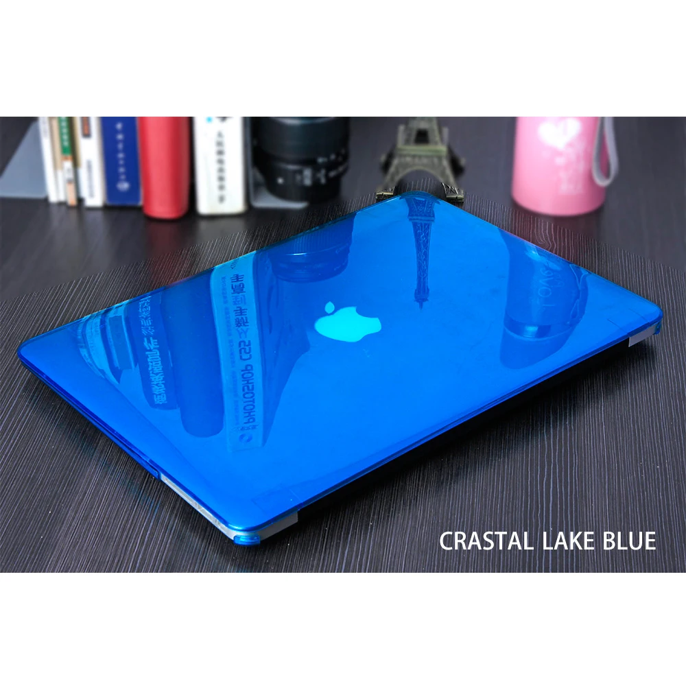 SYSTIMO Crystal case For Apple Macbook Air Pro Retina 11 13 15 with Touch Bar laptop bag for Macbook Air 13 Case