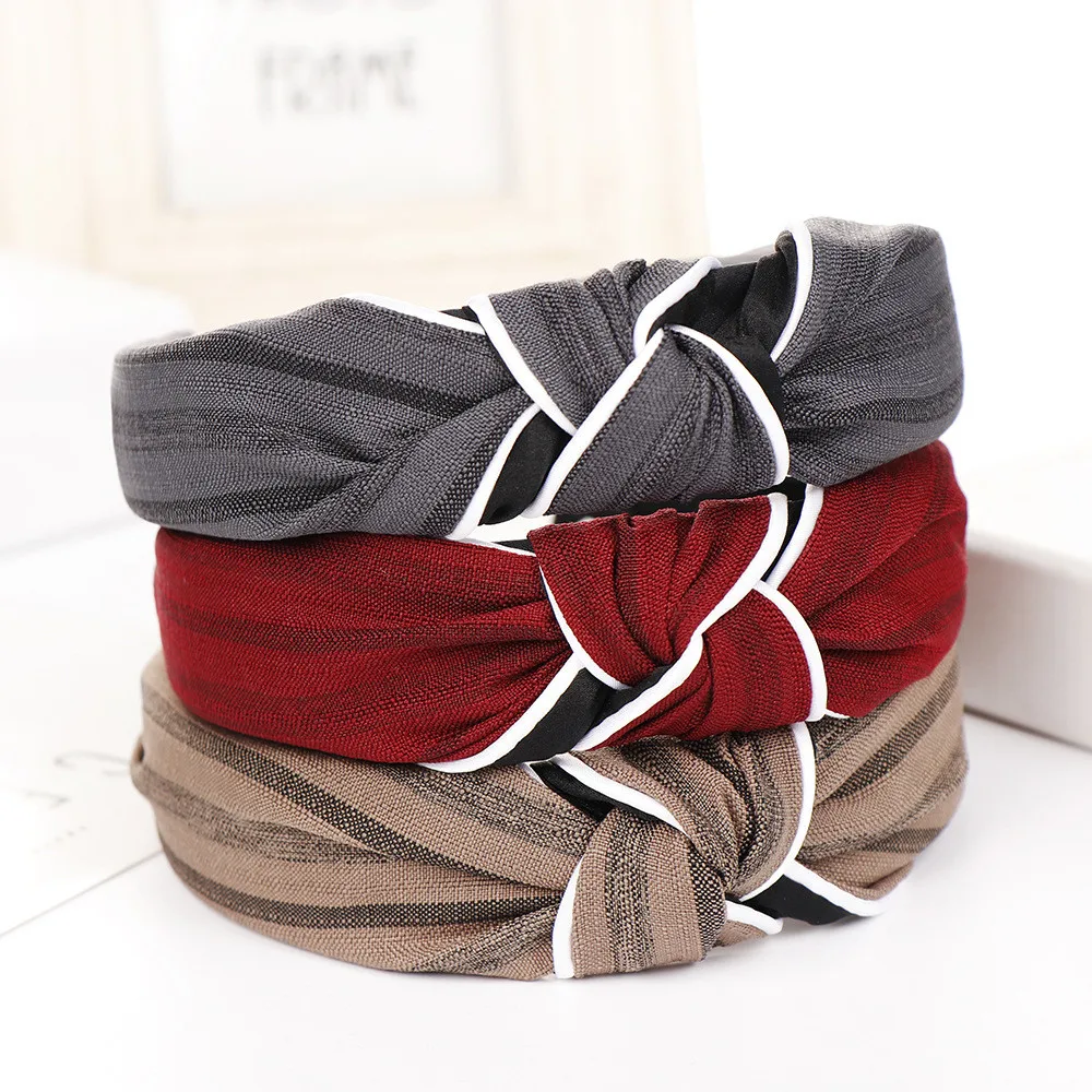 

Fashion Bow Knot Hairband Women Hair Head Hoop Simple Sweet Girls Hair Headband Fashion New Style Children Kids Hair Accessories