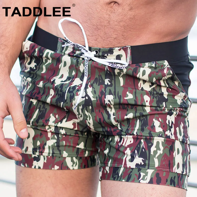 

Taddlee Brand Swimwear Men Swimsuits Swim Boxer Briefs Bikini Sexy Men's Camo Boardshorts Surf Trunks Bathing Suits Beach Shorts