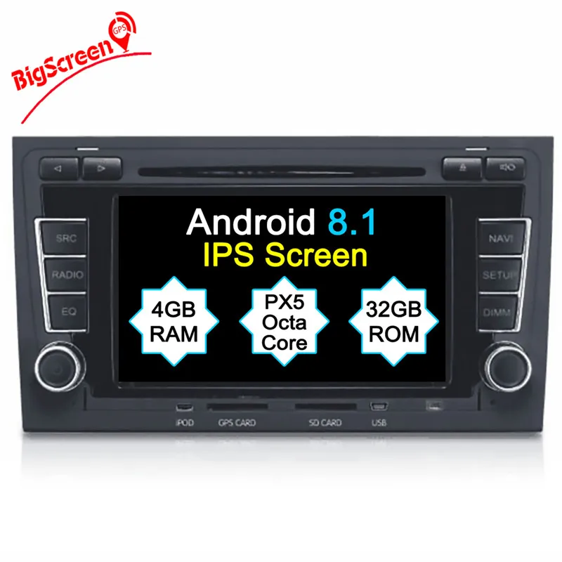 Discount 2 DIN car DVD GPS For Audi A4 S4 RS4 2003-2012 with dvd player Radio navigation Audio multimedia capacitance touch screen stereo 3