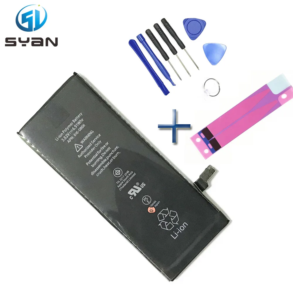 

Wholesale Battery for iphone 6 Mobile Phone Lithium Polymer Battery Free Tool Original Capacity