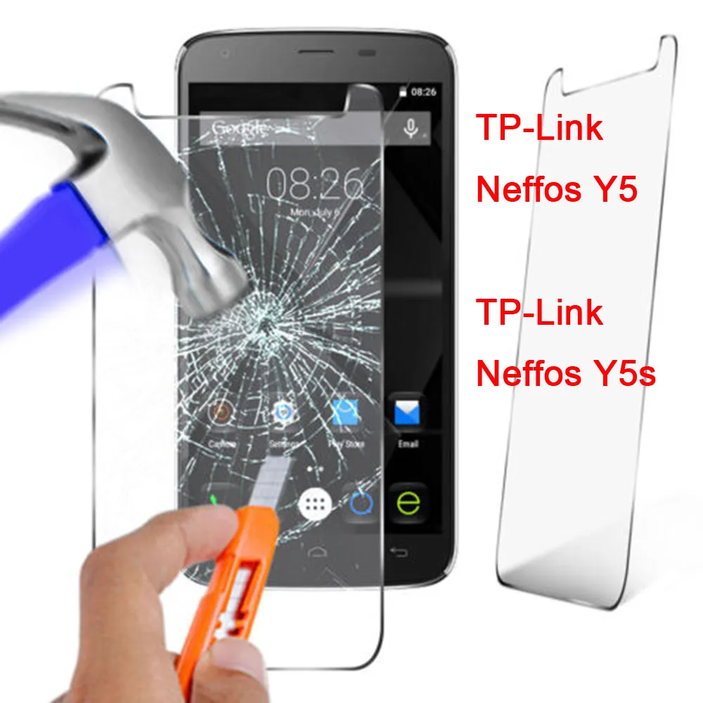 Smartphone 9H Tempered Glass for TP-Link Neffos Y5s Y5 5.0&quot Explosion-proof Protective Film Screen Protector cover phone | Мобильные