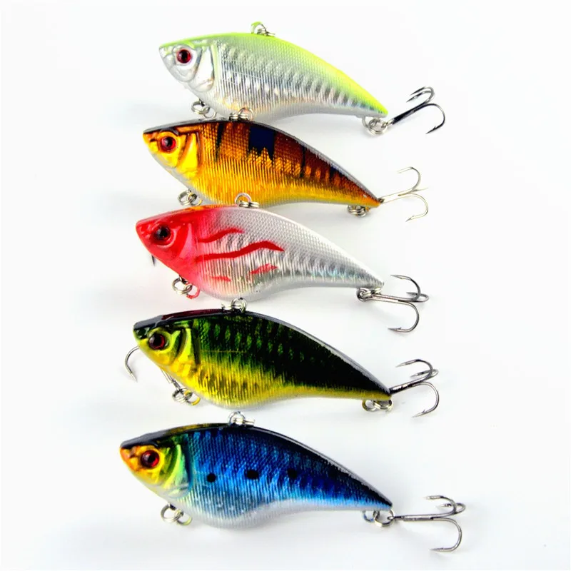 5Pcs lot Lifelike High Quality VIB font b Fishing b font Lure Wobble Slow font b