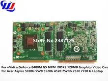 Pour n V i d i une GeForce 8400 M GS MXM IDDR2 128 MB Graphique Carte vidéo pour Un c e r Aspire 5920G 5520 5520G 4520 7520G 7520 7720G