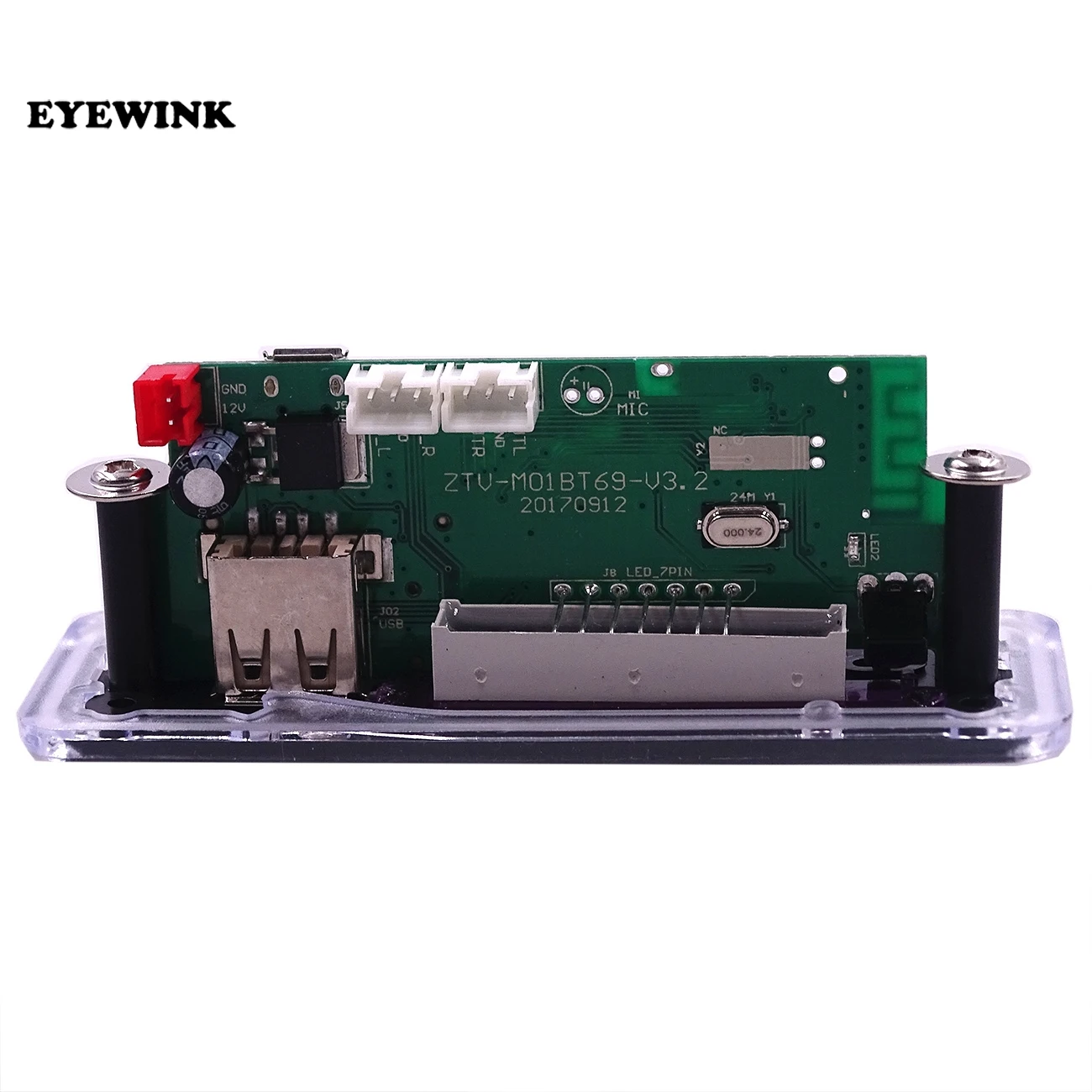 Плата декодирования Bluetooth MP3 модуль со слотом для sd карты USB FM пульт