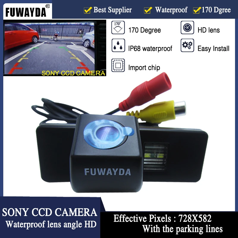 Автомобильная камера заднего вида FUWAYDA для SONY с CCD чипом Citroen C4/C5/C Triumph/C four Peugeot