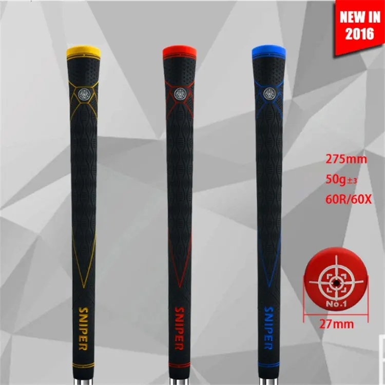 New Man Sniper No.1 Golf Club Grips Workshop Rubber Golf Standard Grips For Male Driver Woods Irons 3 Colors