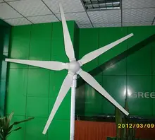 MAYLAR@ 15 Years Life Time 1000W  24V/48V Wind Generator,Dolphin,5pcs Blades,Wind Turbine, Start Speed 3m/s