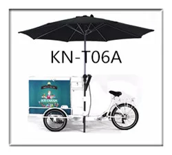 street mobile ice cream food bike freezer bike food van_副本