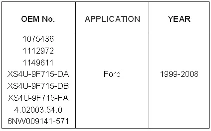 Автоматический Клапан Регулировки Холостого Хода IAC использование OE NO. 1075436, 1112972, 1149611, XS4U-9F715-DA, XS4U-9F715-DB для Ford