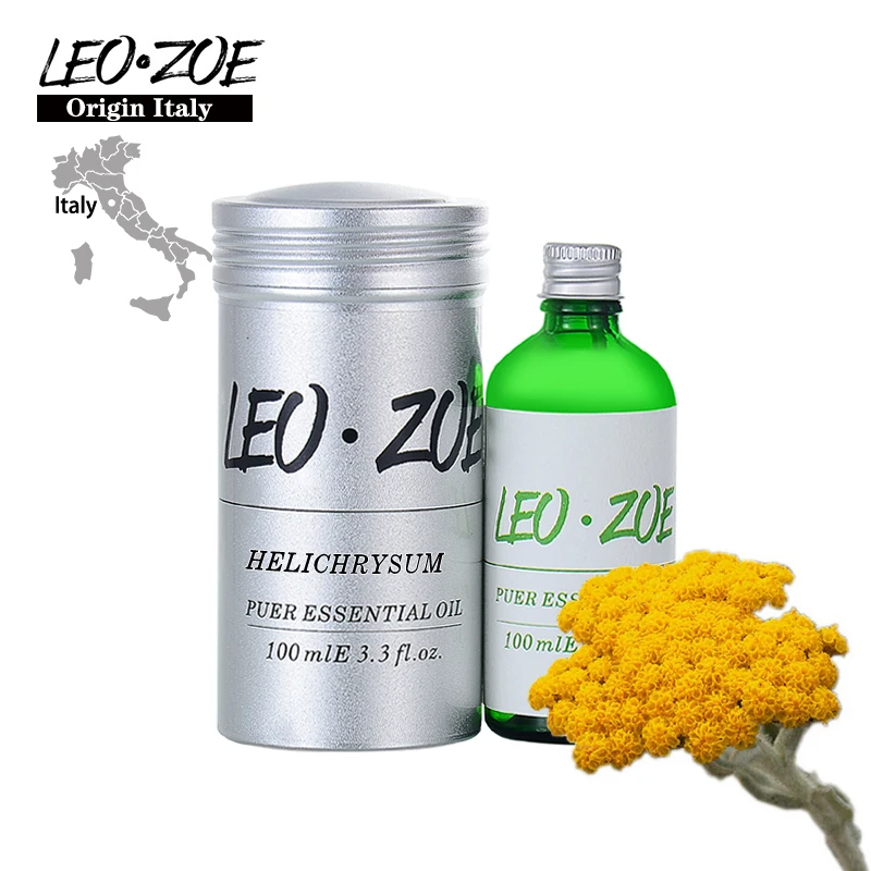 LEOZOE Helichrysum Essential Oil Certificate Of Origin Italy High Quality Helichrysum Oil 100ML Aceite Esencial Etherische Oli leozoe oregano essential oil certificate of origin libya authentication high quality oregano oil 100ml etherische olie