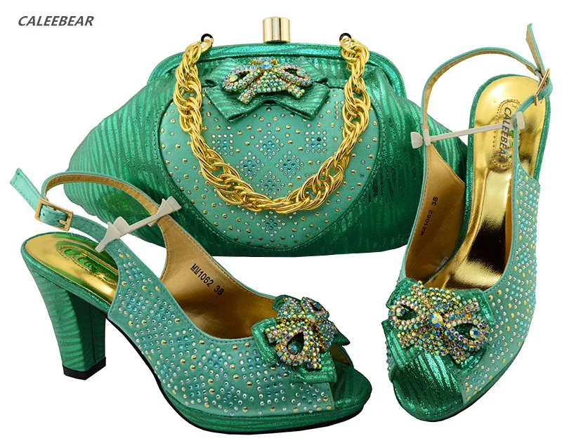 Femme Et Style Italiennes forme Élégant Sac Nouveau Assorti Plate Italien De Italie Avec Chaussures Correspondant Africain 78wqSvRS